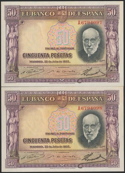 M0000006892 - Spanish Bank Notes