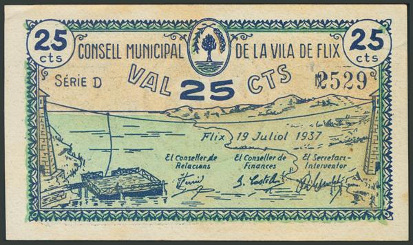 M0000007441 - Spanish Civil War Bank Notes