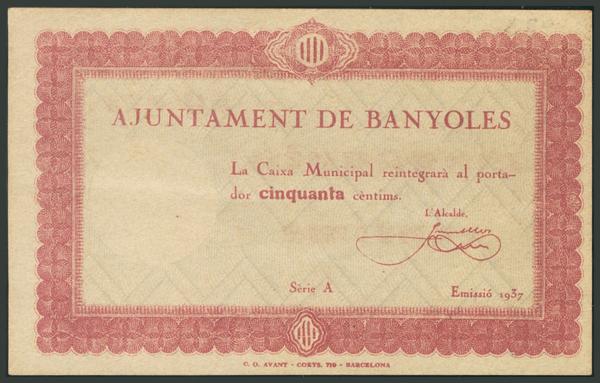 M0000007563 - Spanish Civil War Bank Notes