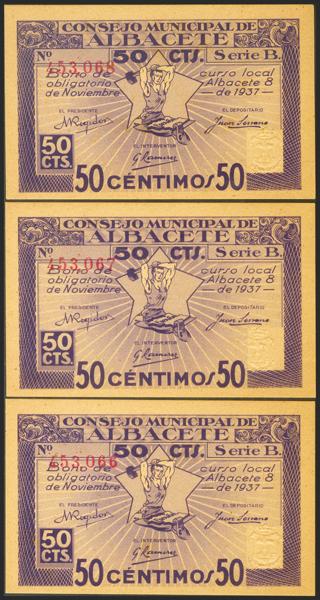 M0000009601 - Spanish Civil War Bank Notes