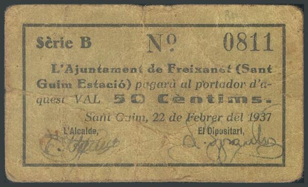 M0000011561 - Spanish Civil War Bank Notes