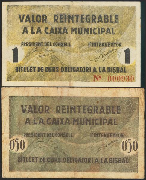 M0000012520 - Spanish Civil War Bank Notes