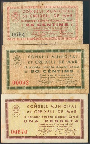 M0000012525 - Spanish Civil War Bank Notes