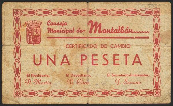 M0000012772 - Spanish Civil War Bank Notes