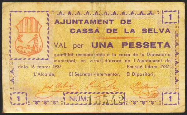 M0000014956 - Spanish Civil War Bank Notes