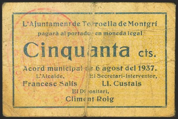 M0000015071 - Spanish Civil War Bank Notes