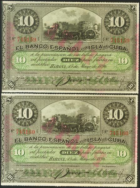 M0000015311 - Spanish Colonies Bank Notes