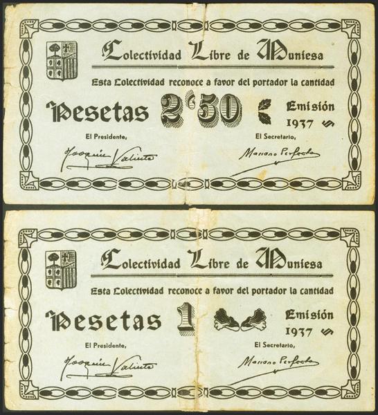 M0000017540 - Spanish Civil War Bank Notes