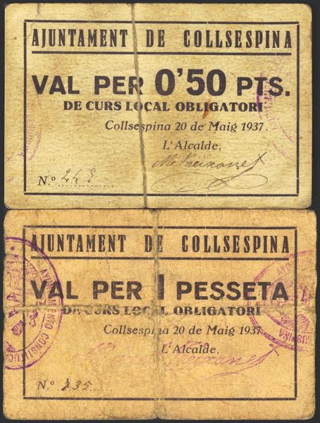 M0000019156 - Spanish Civil War Bank Notes