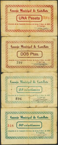 M0000021855 - Spanish Civil War Bank Notes