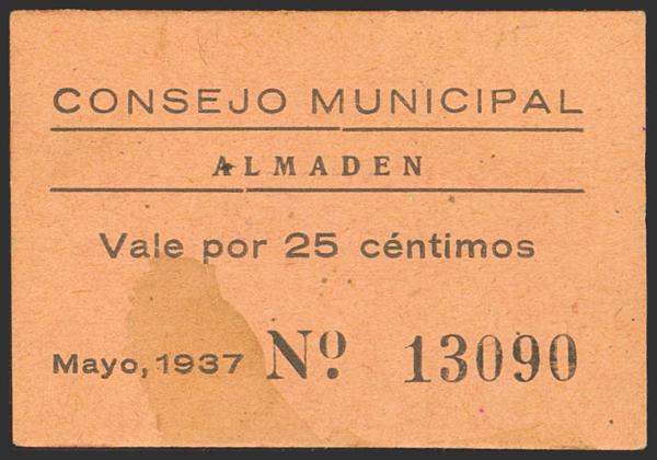 M0000022854 - Spanish Civil War Bank Notes