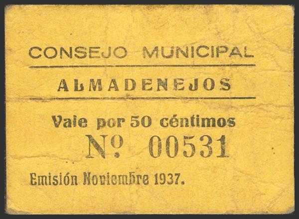 M0000022855 - Spanish Civil War Bank Notes