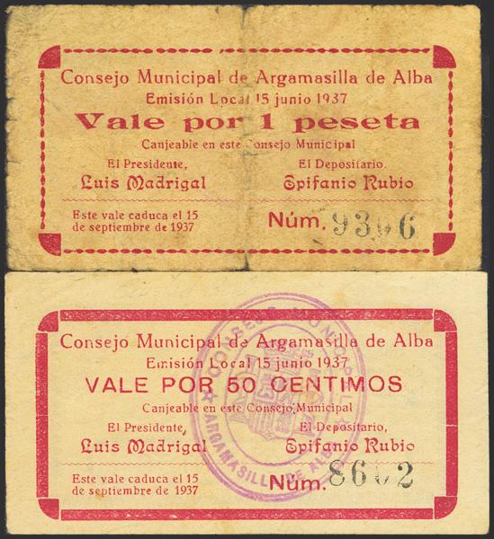 M0000022858 - Spanish Civil War Bank Notes