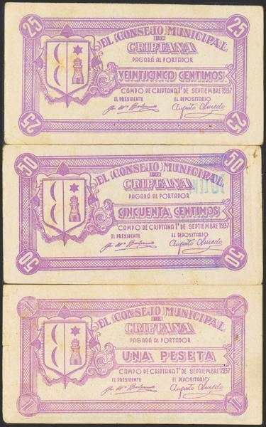 M0000022868 - Spanish Civil War Bank Notes