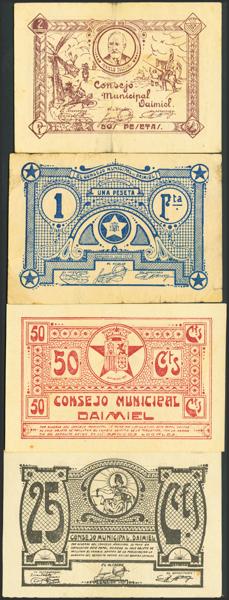 M0000022869 - Spanish Civil War Bank Notes