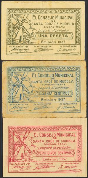 M0000022885 - Spanish Civil War Bank Notes